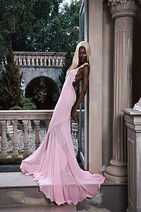 Rosé Seraphine dress