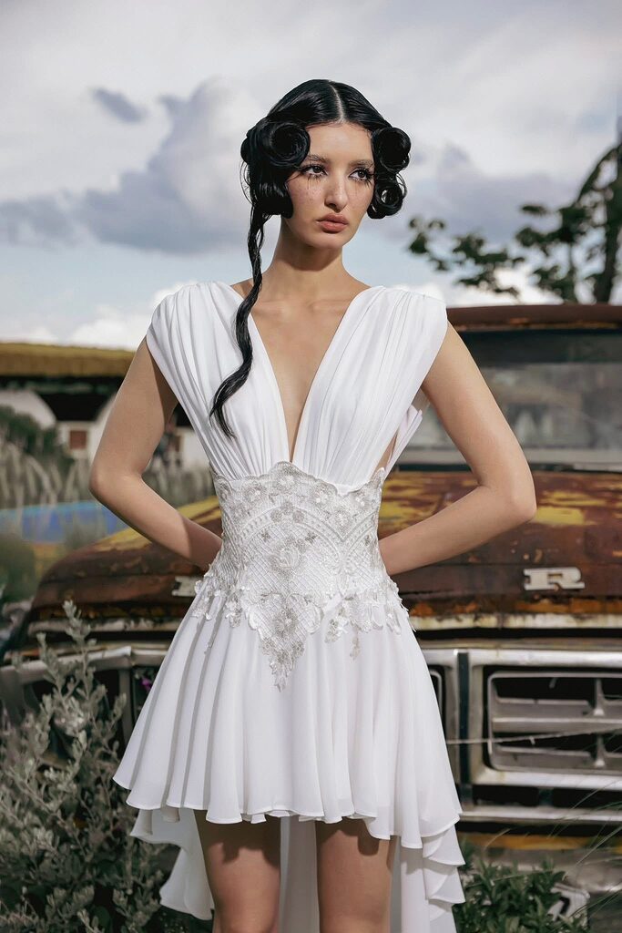 PEARL CASCADE DRESS