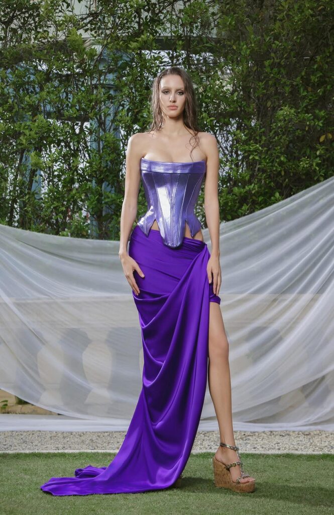 PURPLE PUNK CORSET