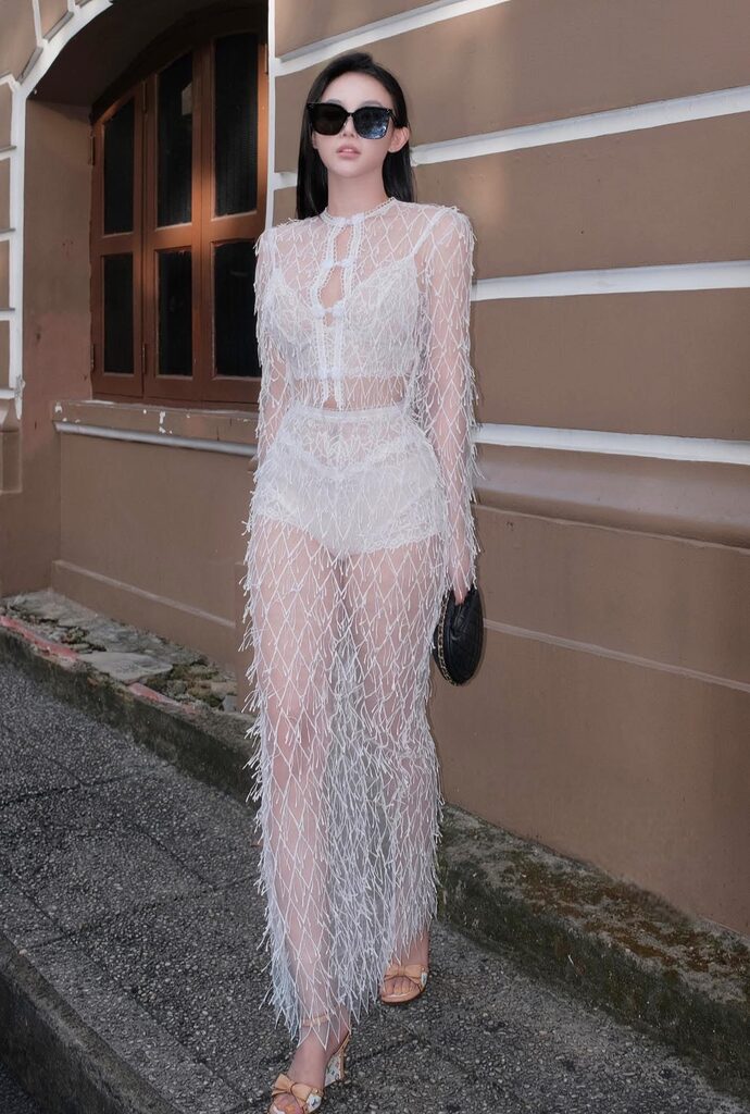 WHITE MESH SET